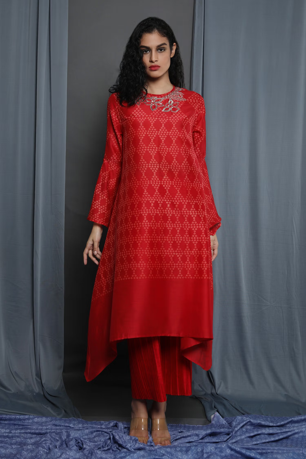 Red Printed Tunic