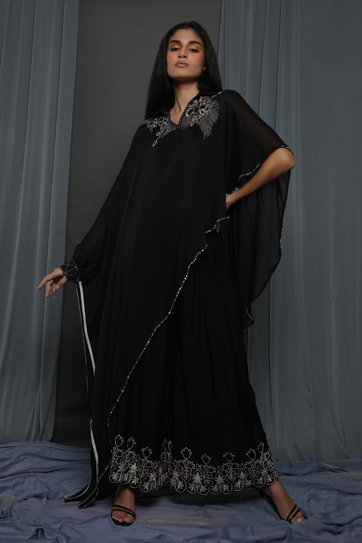 Black Cape Tunic