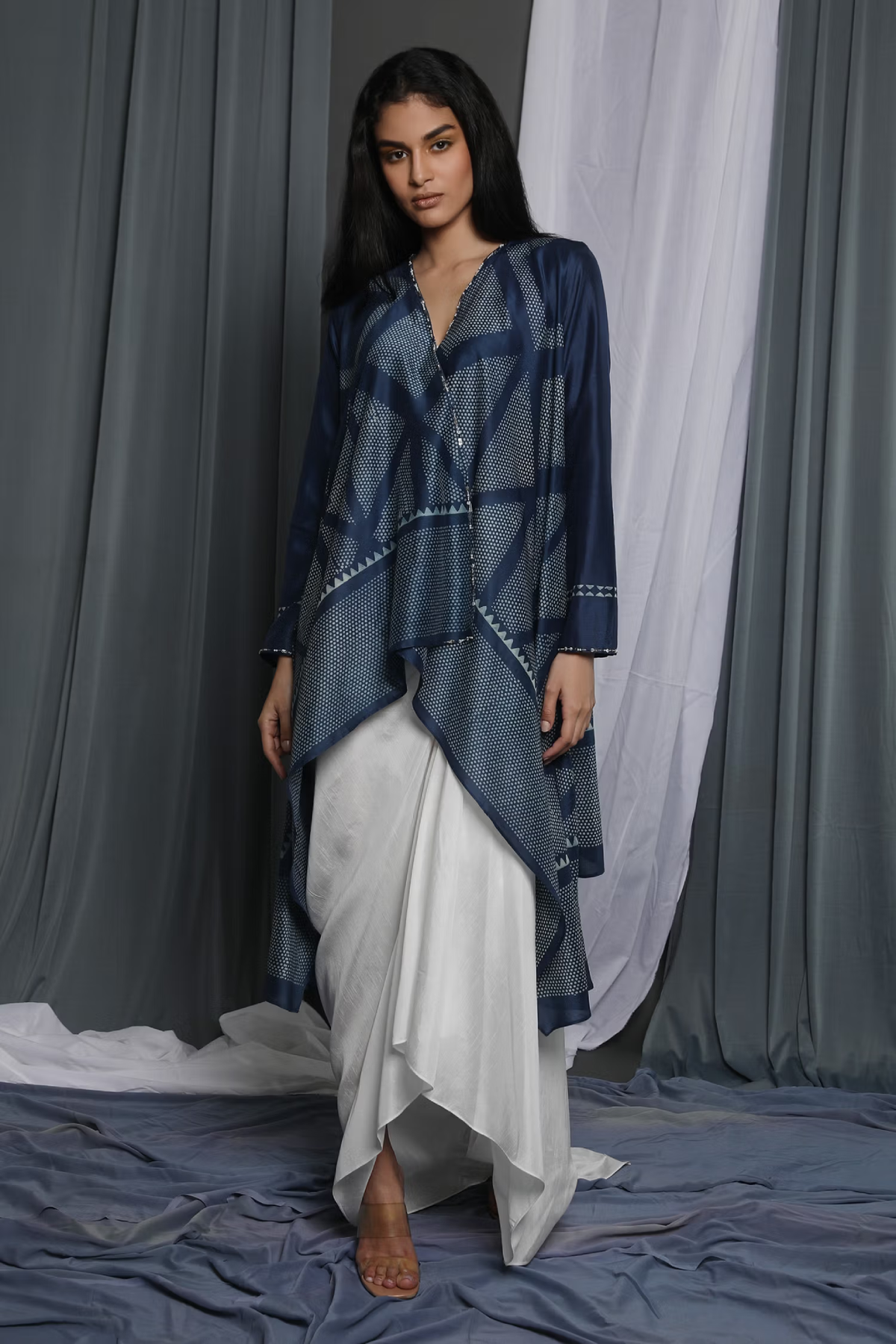 Indigo Printed Jacket