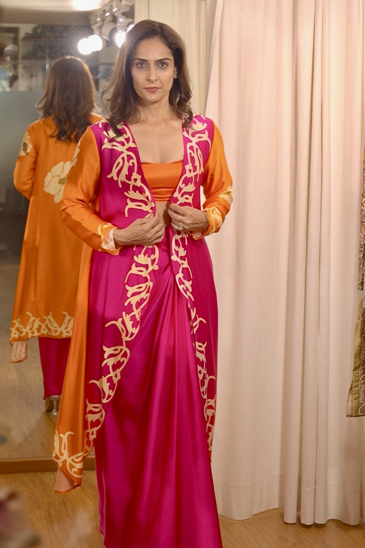 Orange Shaded Cape