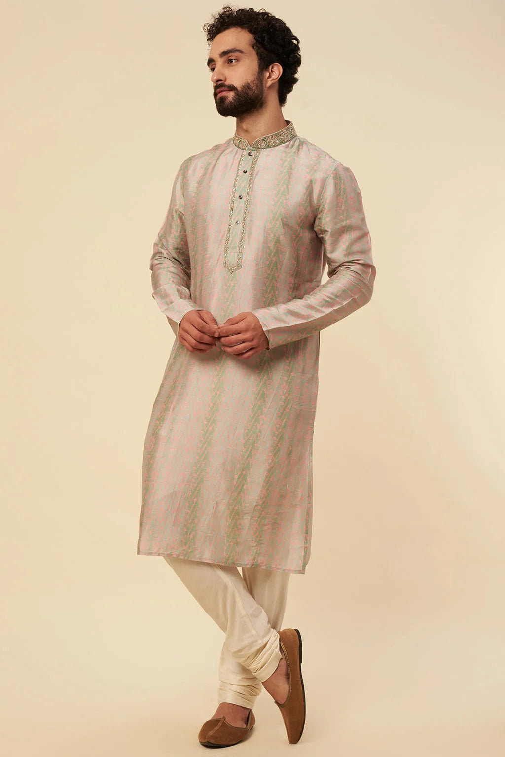 Gery Printed kurta set