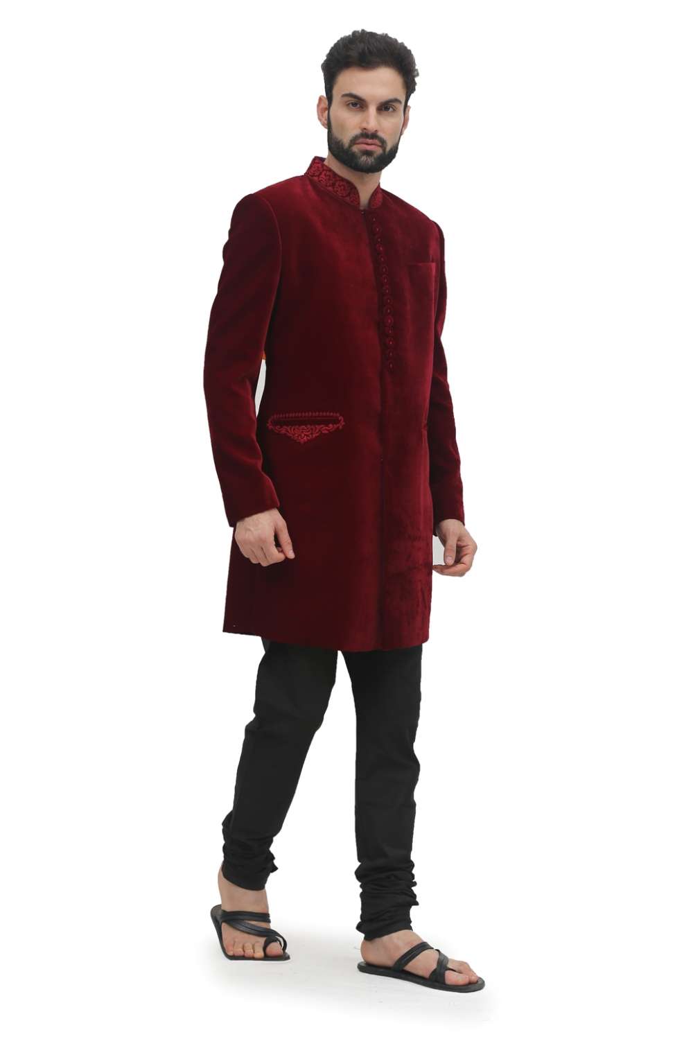 Velvet Sherwani