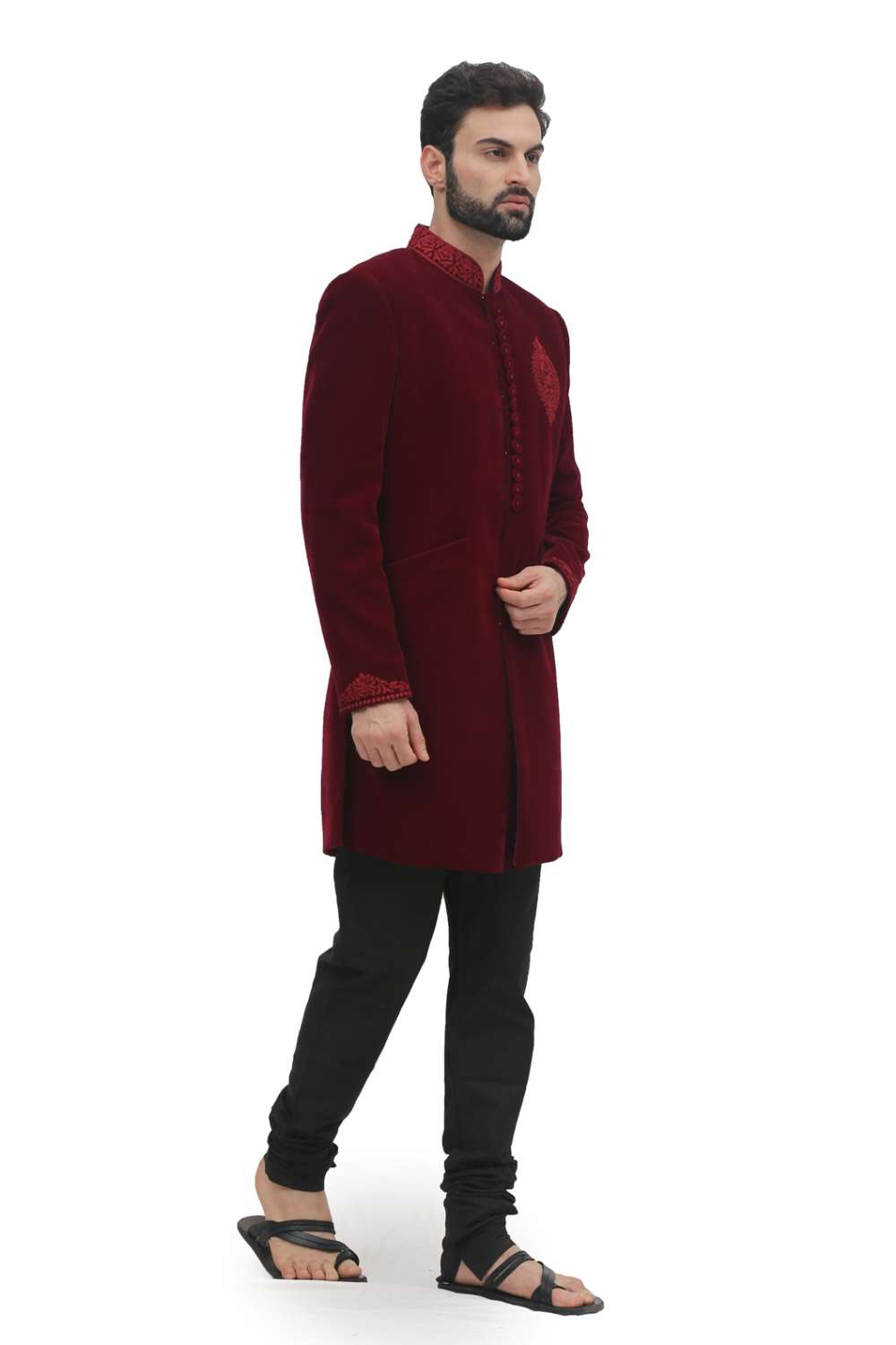 Velvet Sherwani