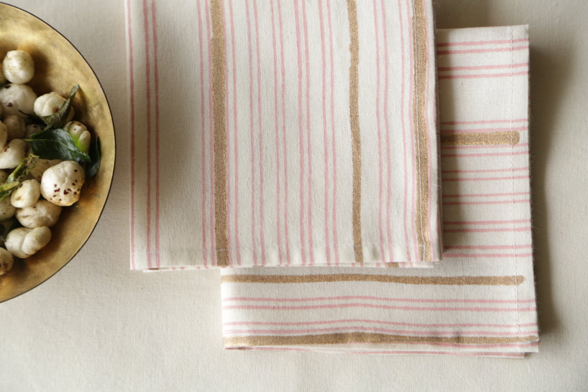 Pruga Napkin And Sherita Placemat (Set Of 4)