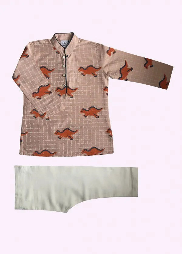 The Jurassic Park Printed Kurta Set