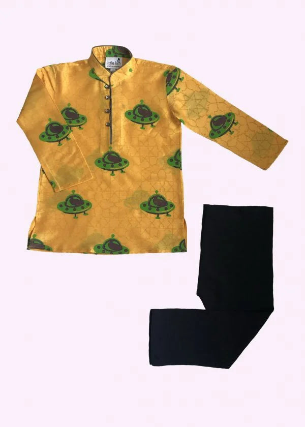 Blue Printed Kurta