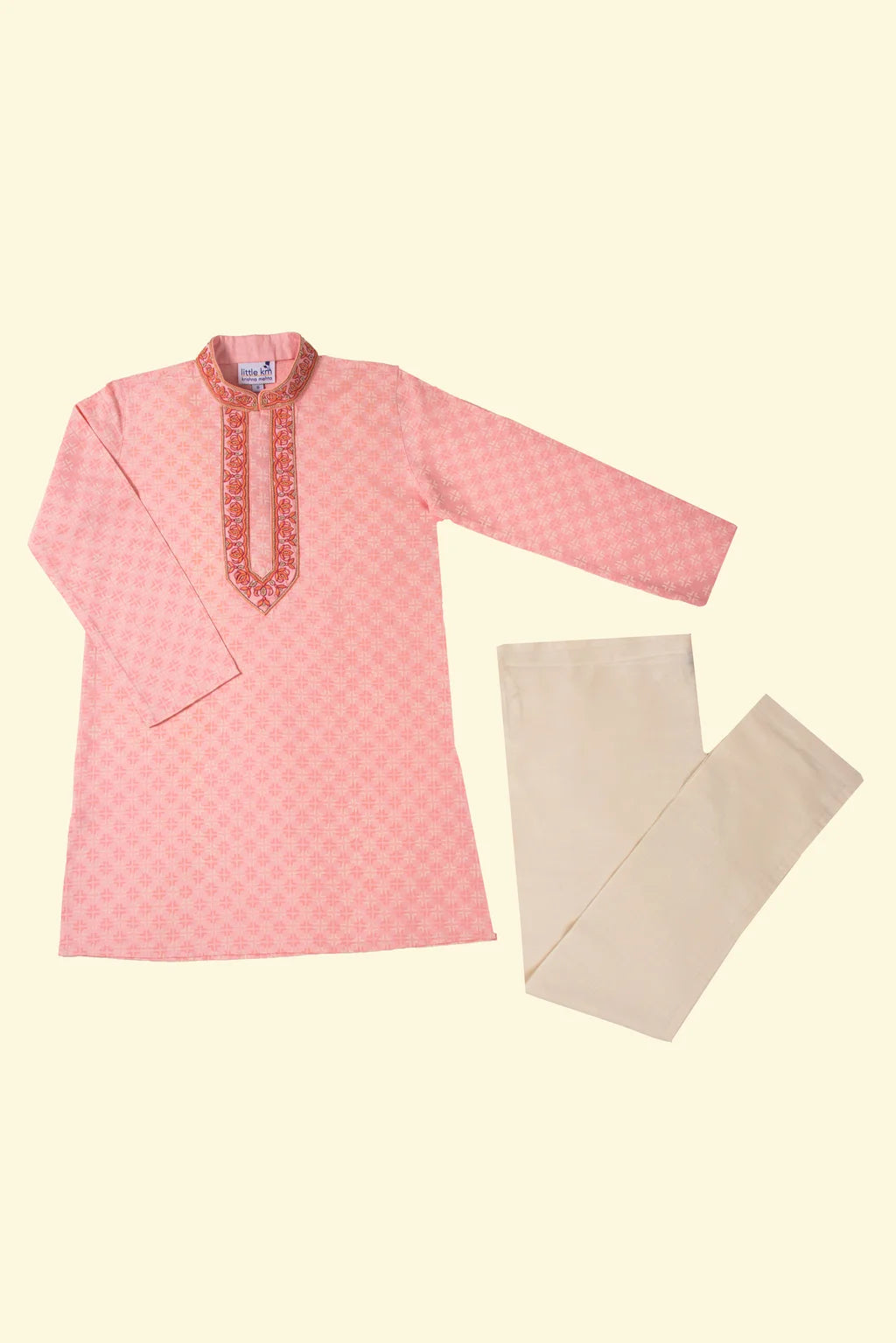 Pink Printed Kurta