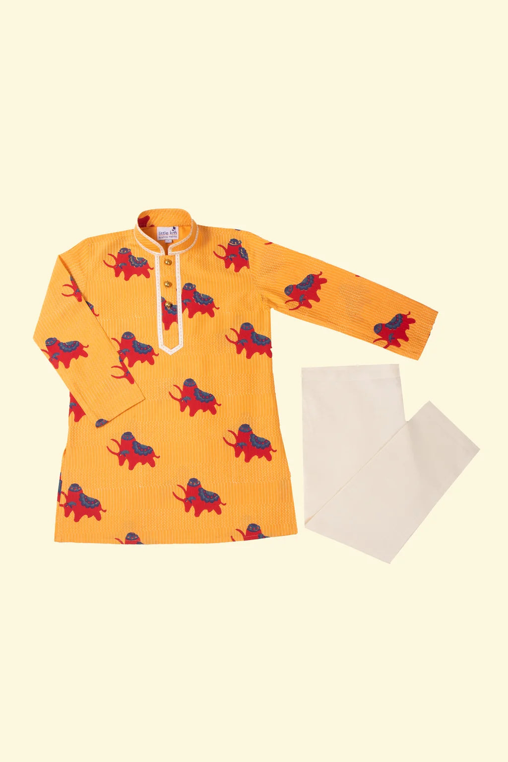 The Mango Giraffe Print Kurta Set