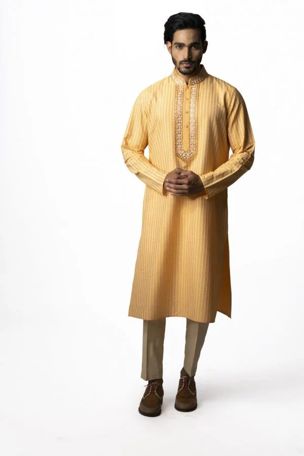 Mango Block Printed Kurta Set