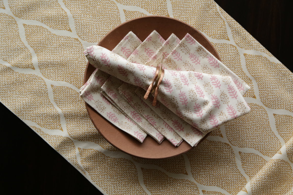 Allure Pink Dinner Napkin