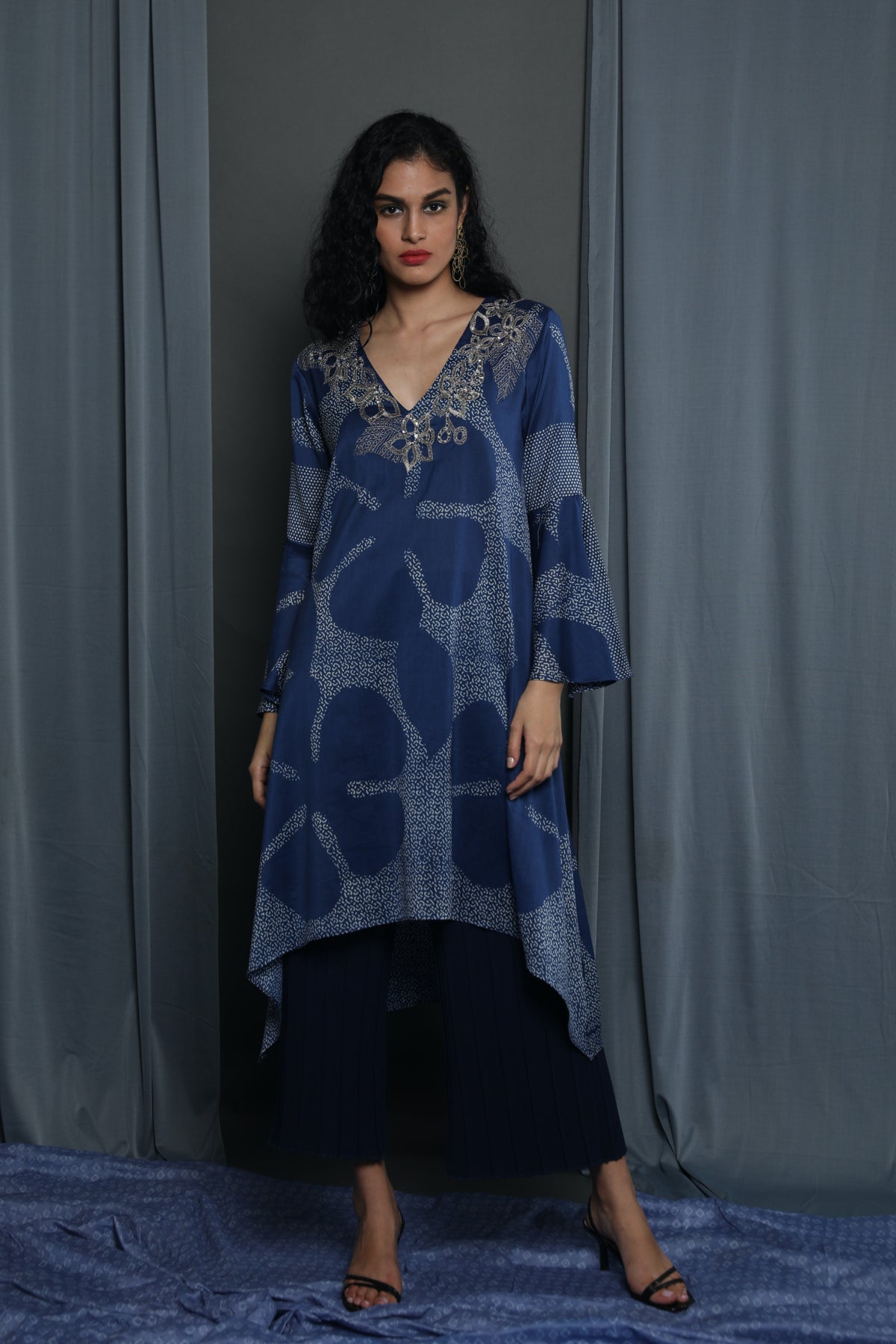 Indigo Printed Tunic